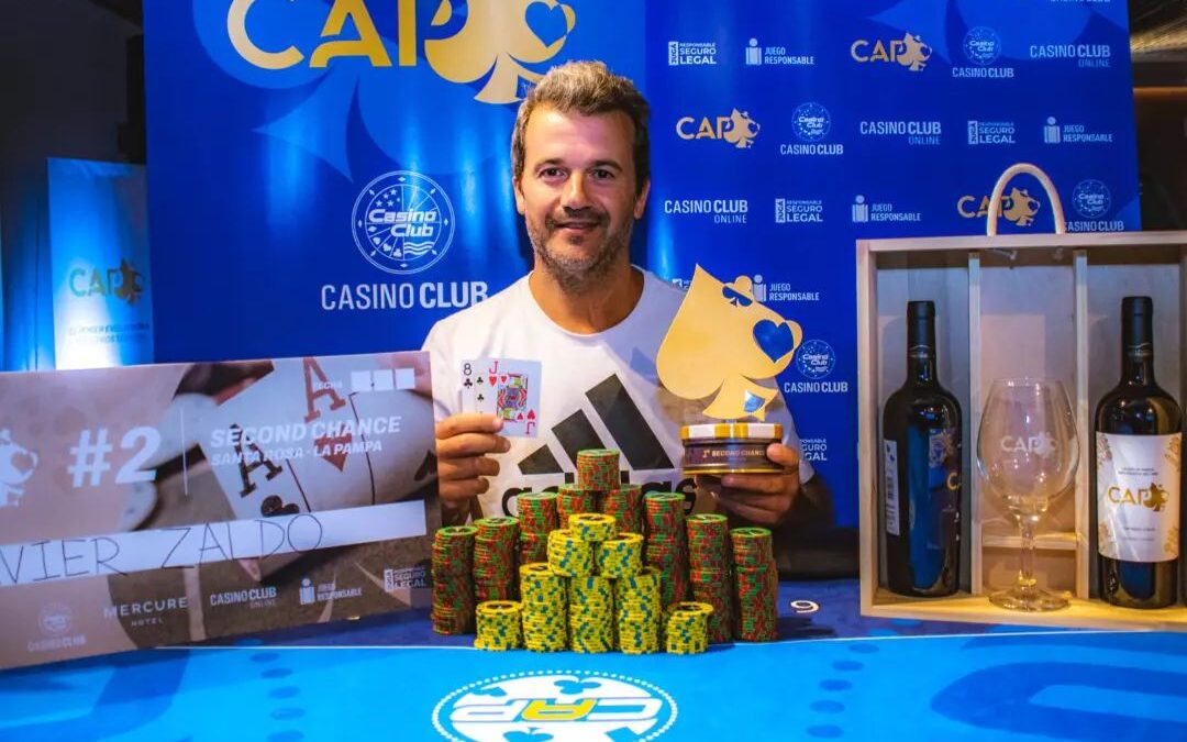 Javier Zaldo Ganador del Second Chance del CAP en Casino Club Santa Rosa